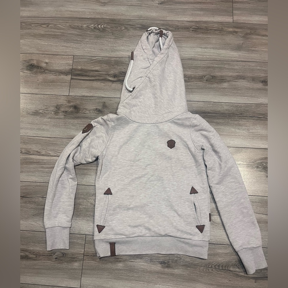 Naketano tan/gray Hoodie